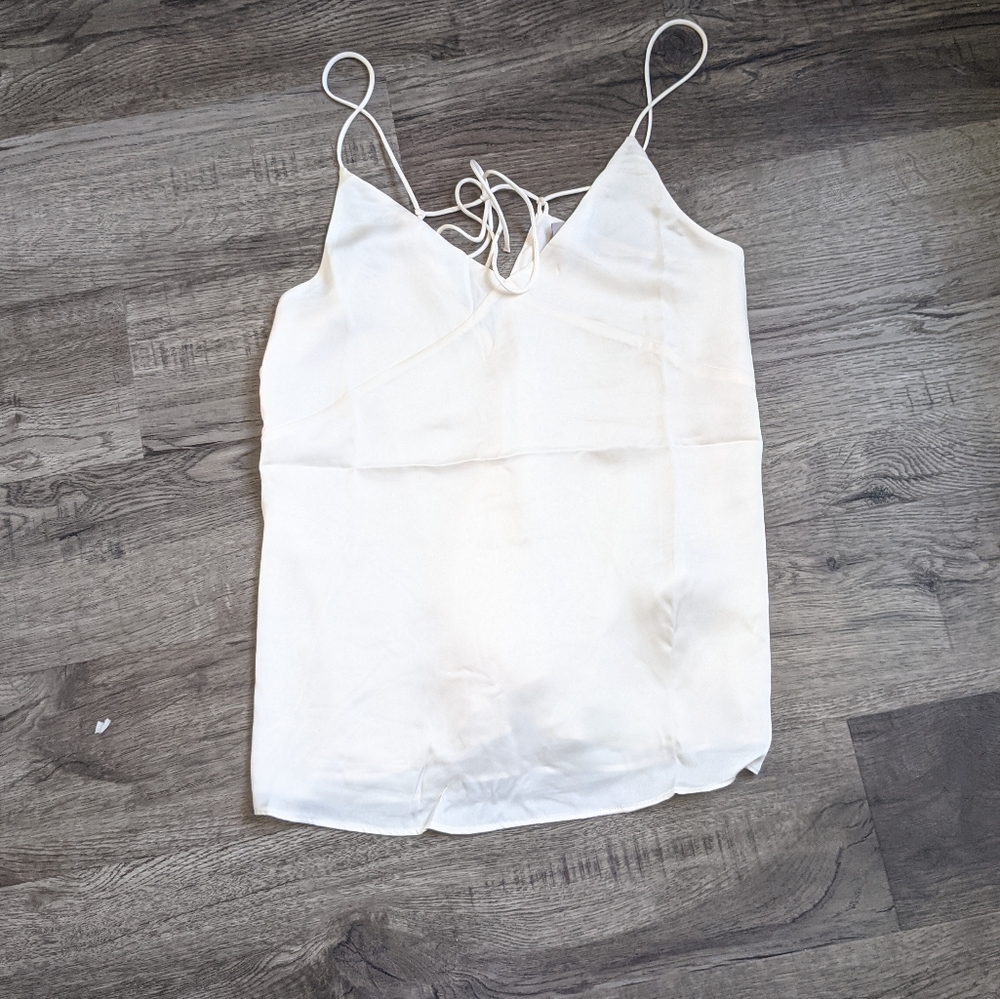 Ivory Satin Tank